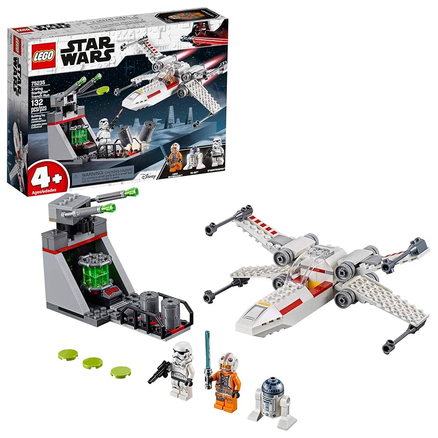 Amazon.com: LEGO Star Wars X Wing Starfighter Trench Run